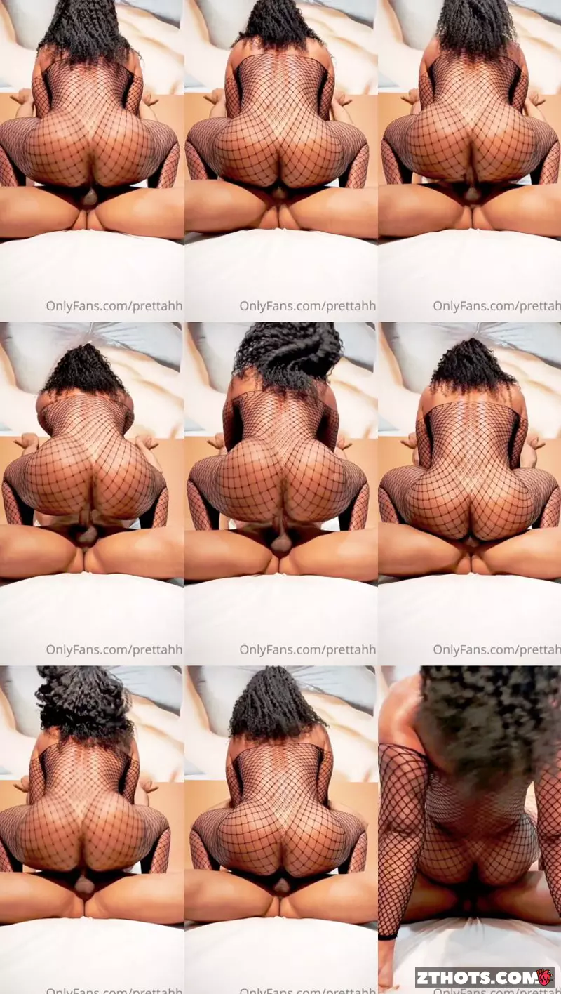 Prettahh Fishnets Riding Dick