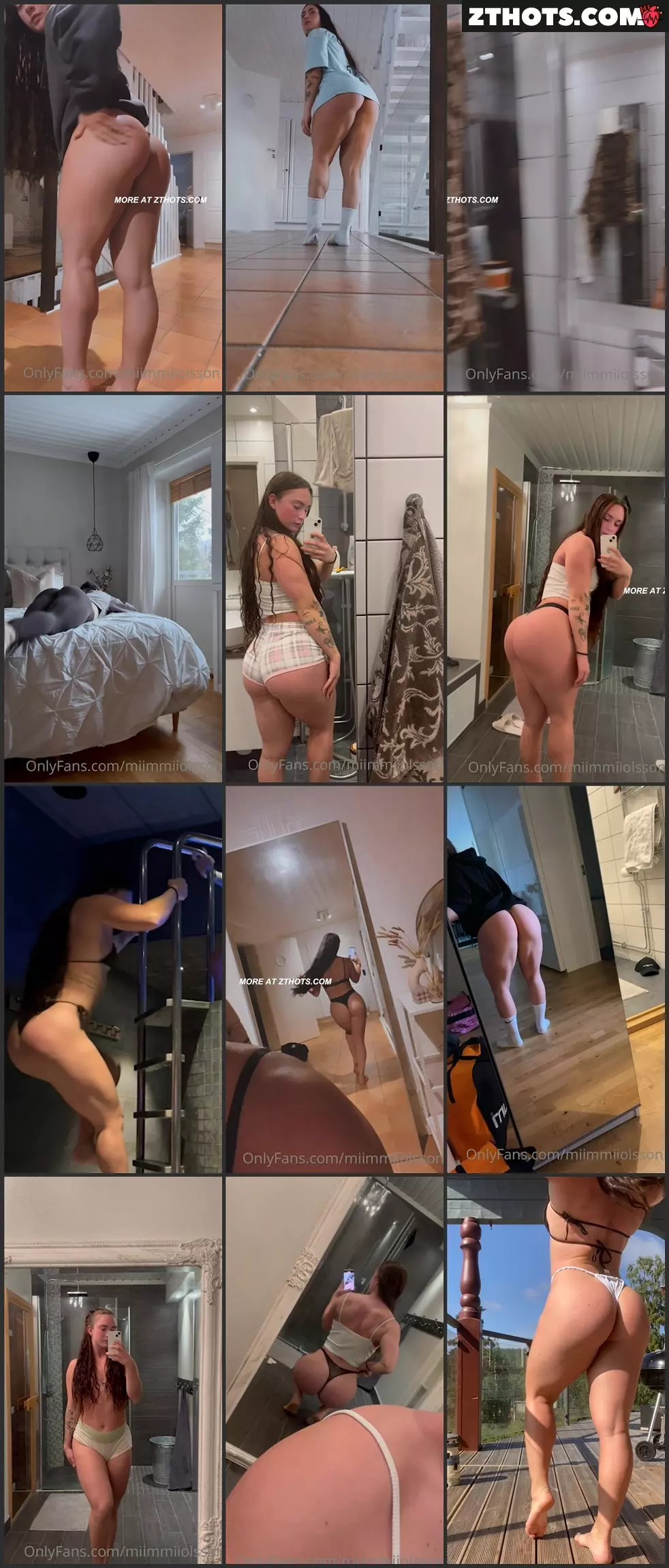 Miimmiiolsson Ass Flexing