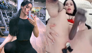 Yuliet Torres dildo negro